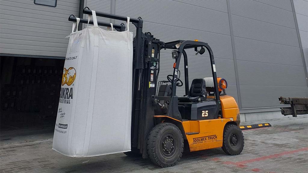 ostroga wozek widlowy do big bagow