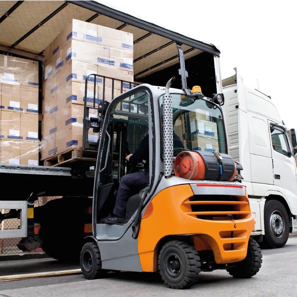 przeładunek kontenerów